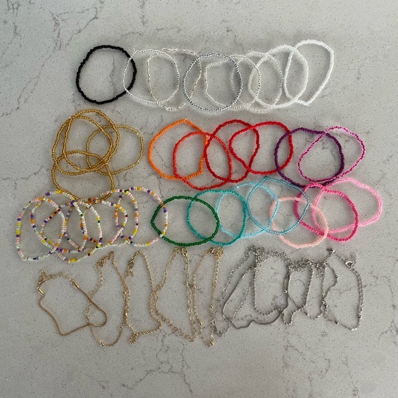 Beaded Bracelet Assortment Qty. 41 NWOT - Picture 1 of 7